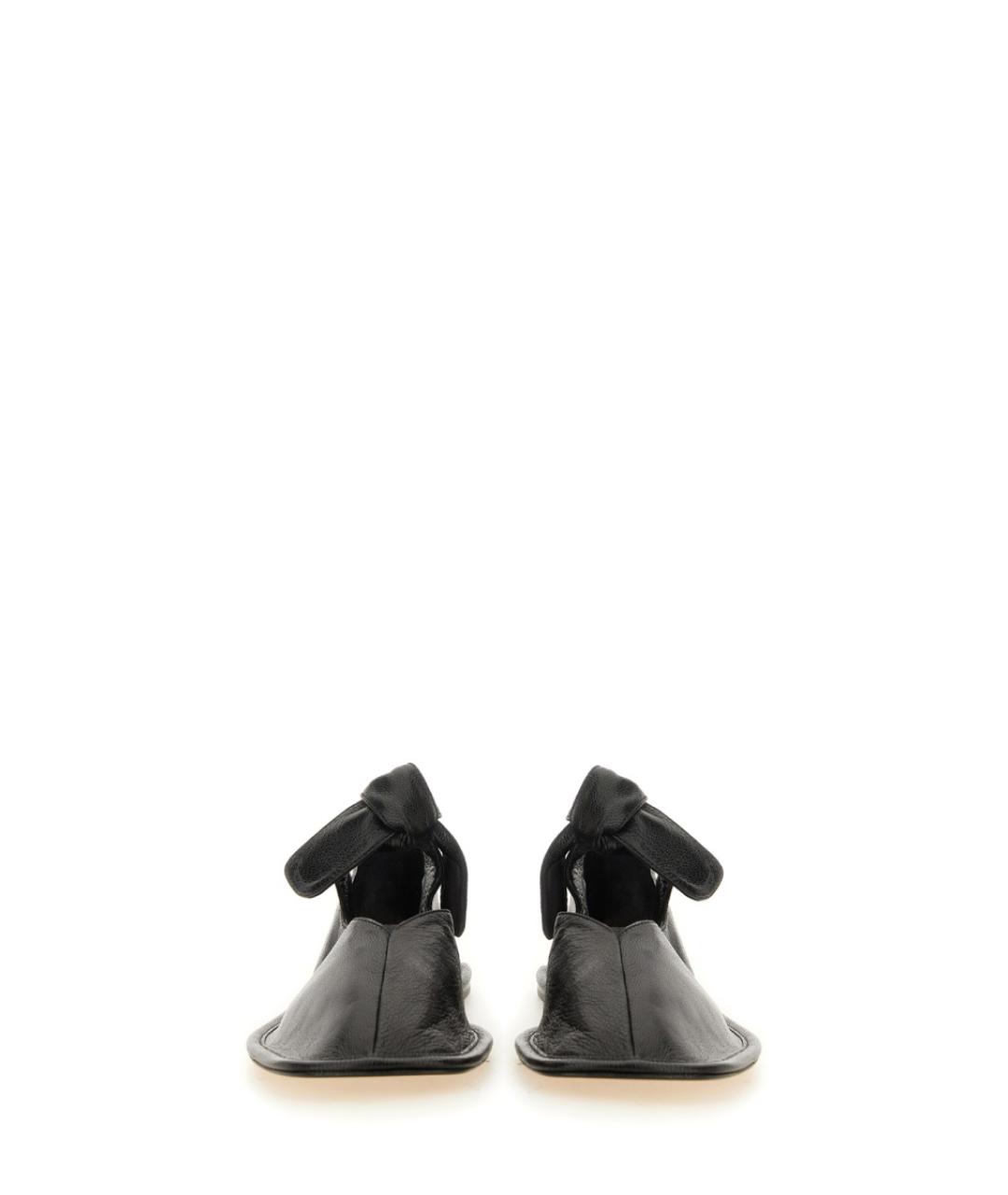 HEREU Черные кожаные балетки, фото 5