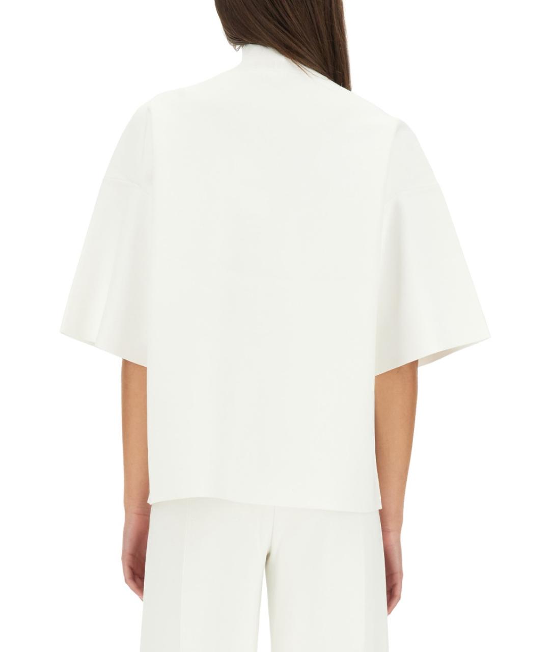 THEORY Белый вискозный джемпер / свитер, фото 3