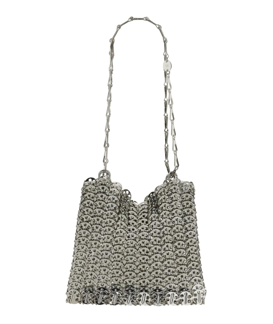 PACO RABANNE Серебряная сумка через плечо, фото 1