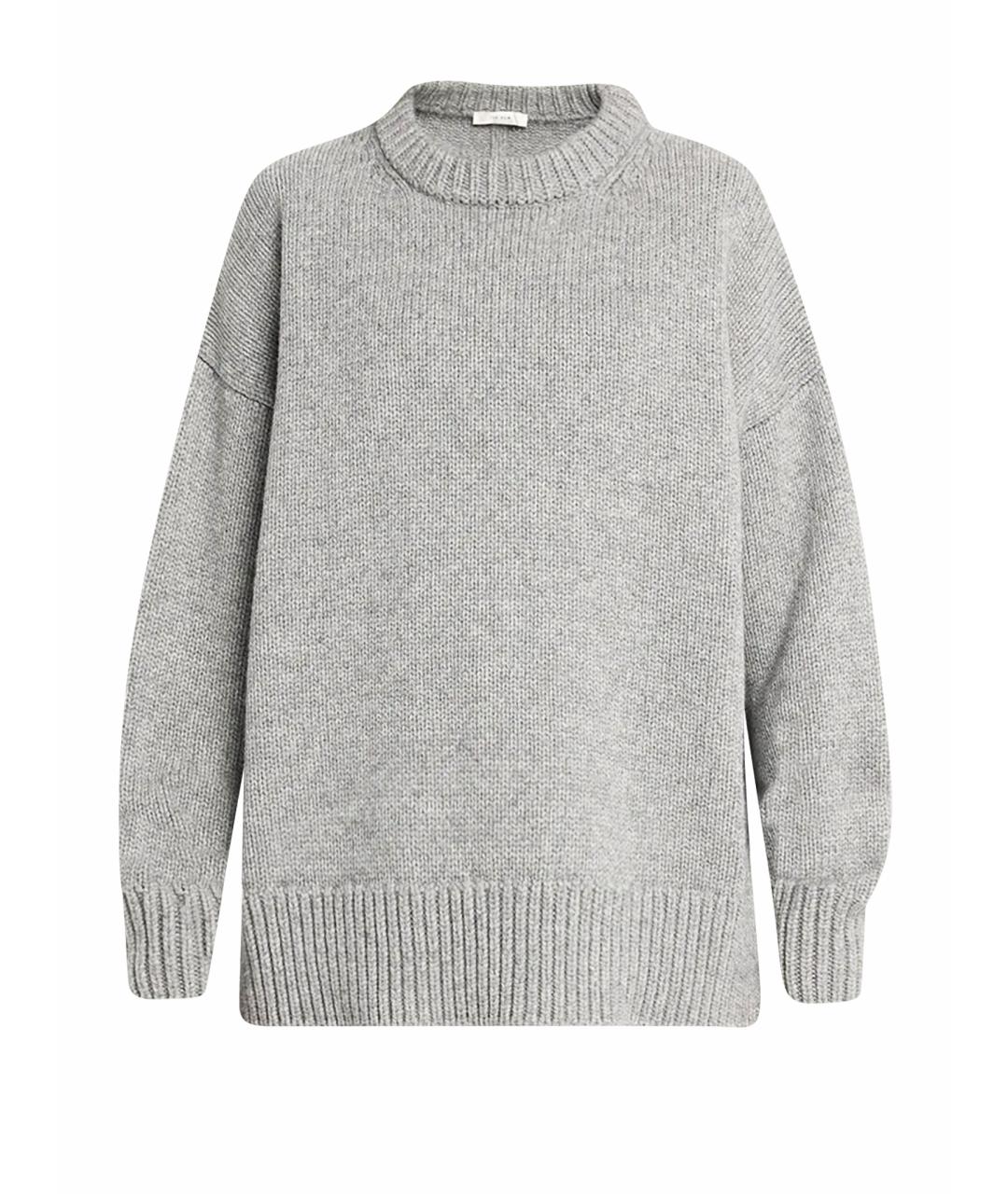 THEORY Серый шерстяной джемпер / свитер, фото 1