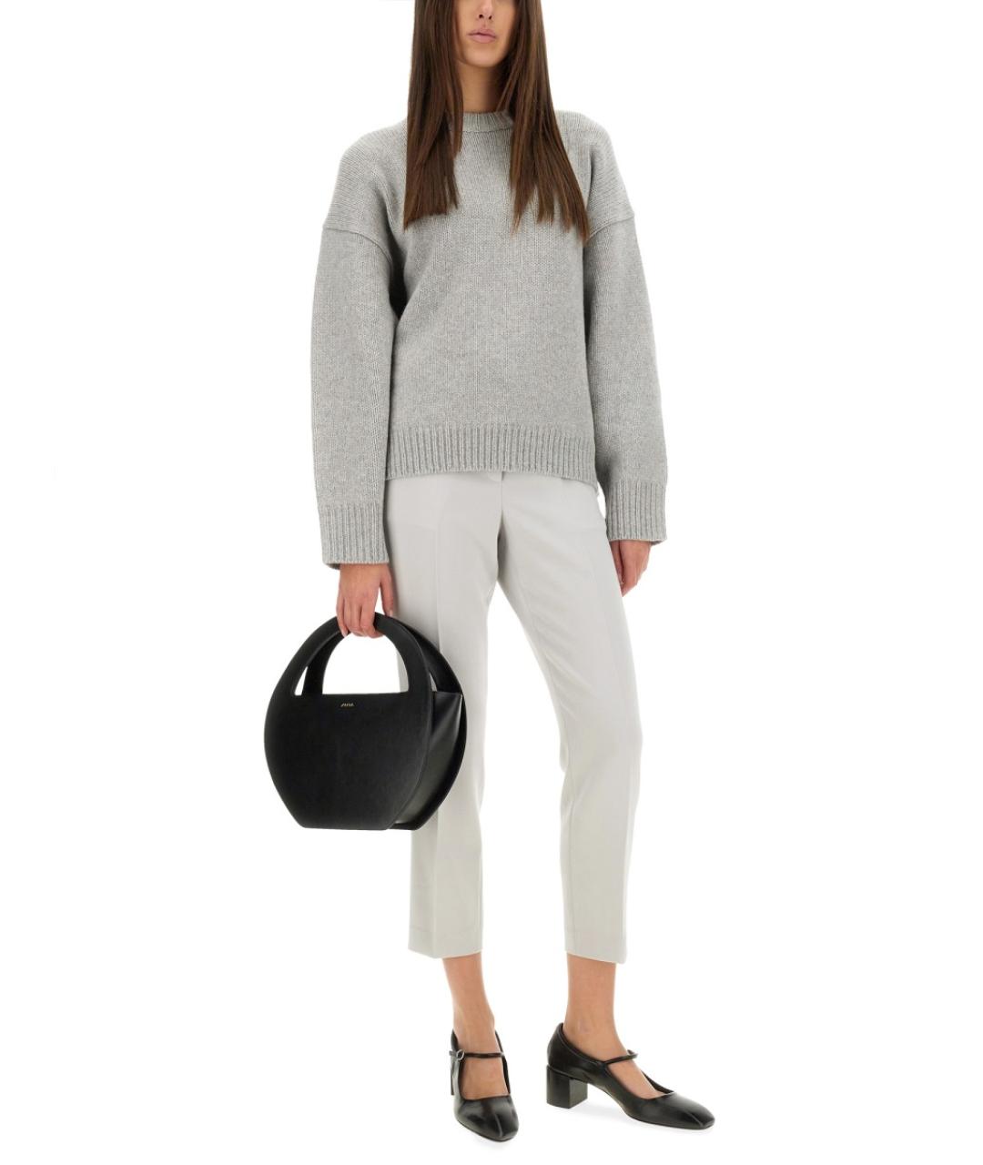 THEORY Серый шерстяной джемпер / свитер, фото 2