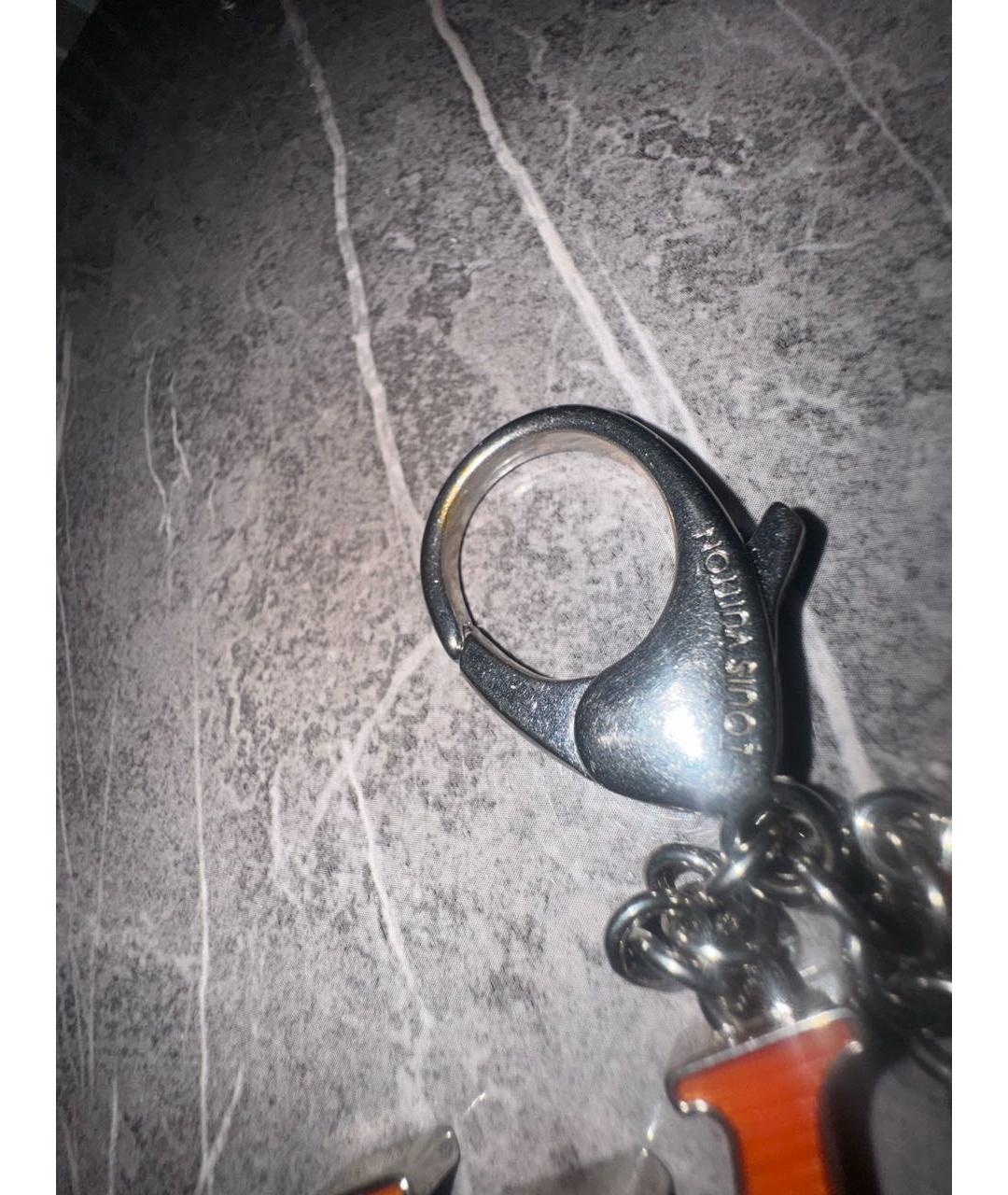 LOUIS VUITTON Оранжевый брелок, фото 4