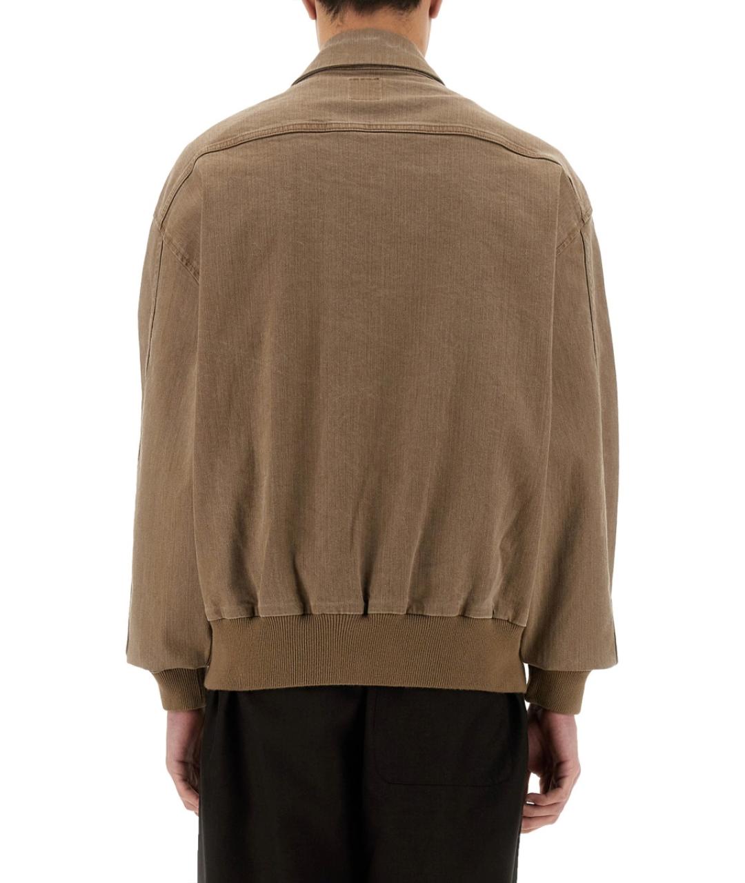 EMPORIO ARMANI Коричневая хлопковая куртка, фото 3