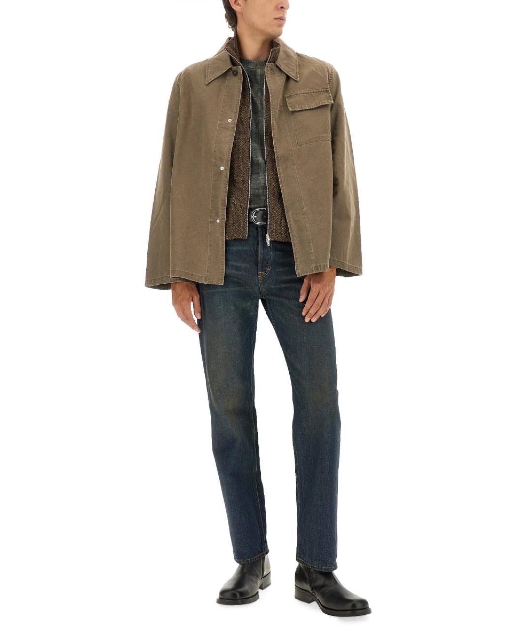 OUR LEGACY Коричневая хлопковая куртка, фото 2