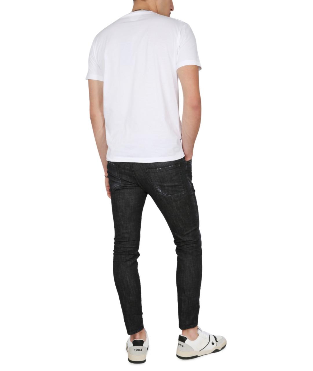 DSQUARED2 Черные хлопковые джинсы скинни, фото 2