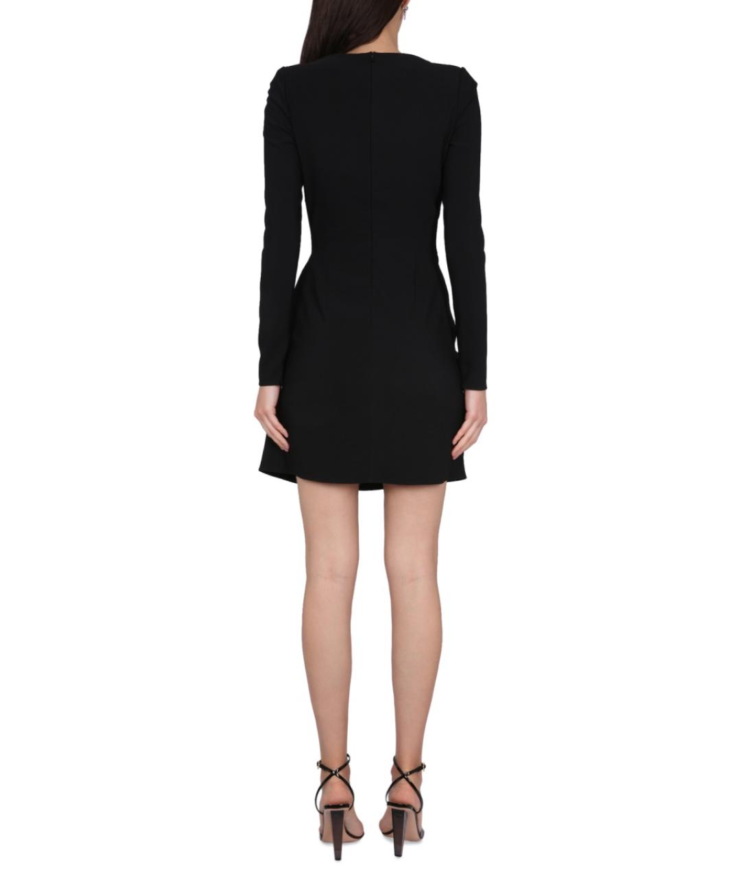 DSQUARED2 Черное полиэстеровое повседневное платье, фото 4