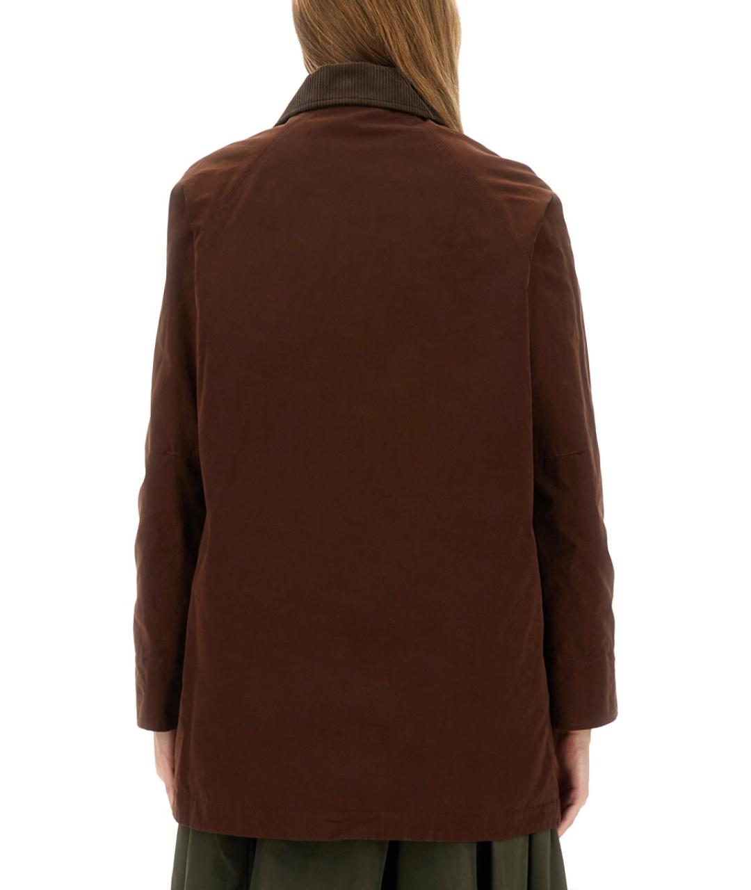 ASPESI Коричневый хлопковый тренч/плащ, фото 4