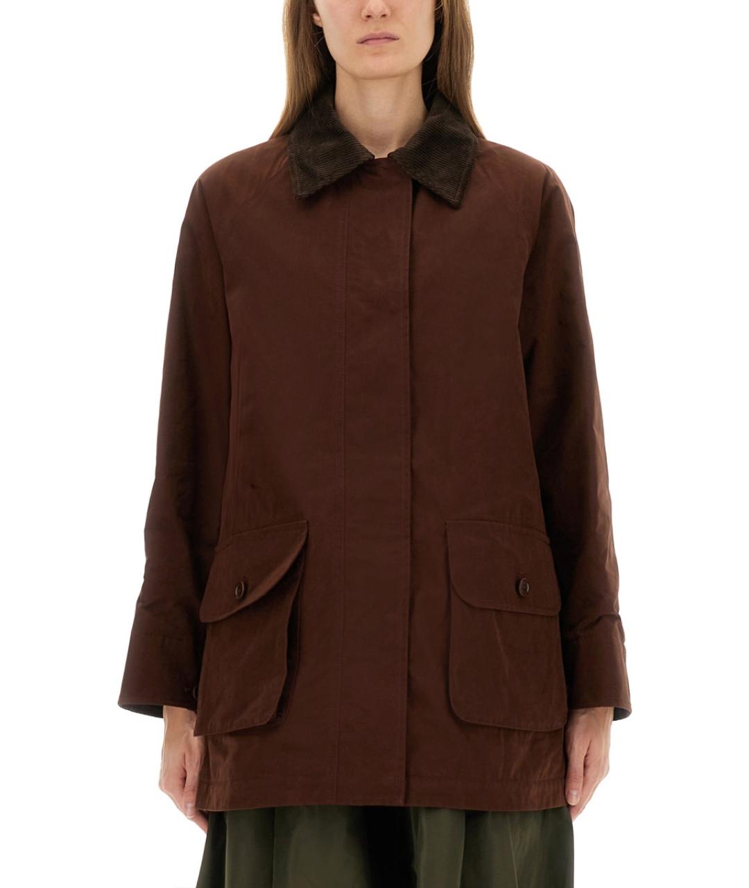 ASPESI Коричневый хлопковый тренч/плащ, фото 2