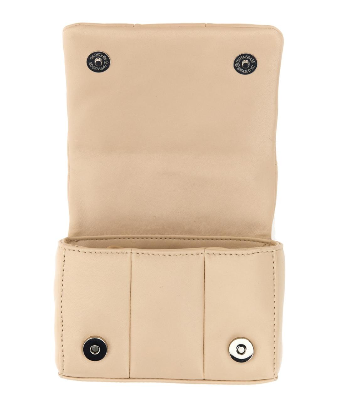 STAND Белая кожаная сумка через плечо, фото 3