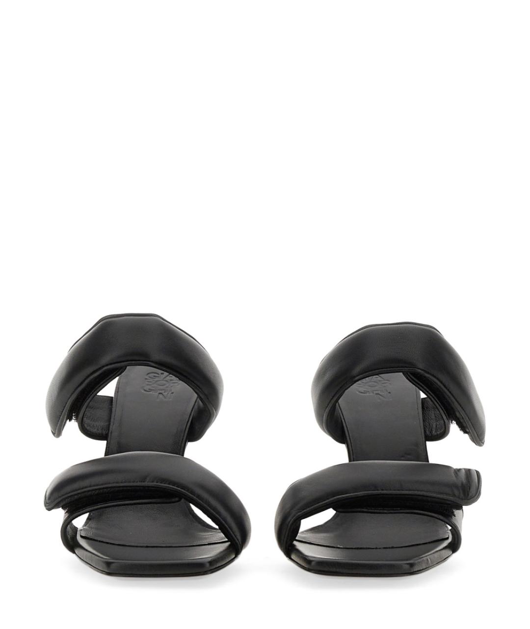 GIABORGHINI Черные кожаные туфли, фото 2