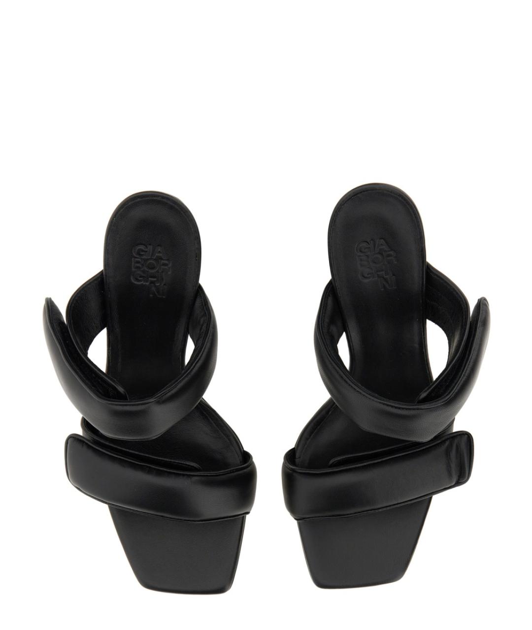 GIABORGHINI Черные кожаные туфли, фото 4