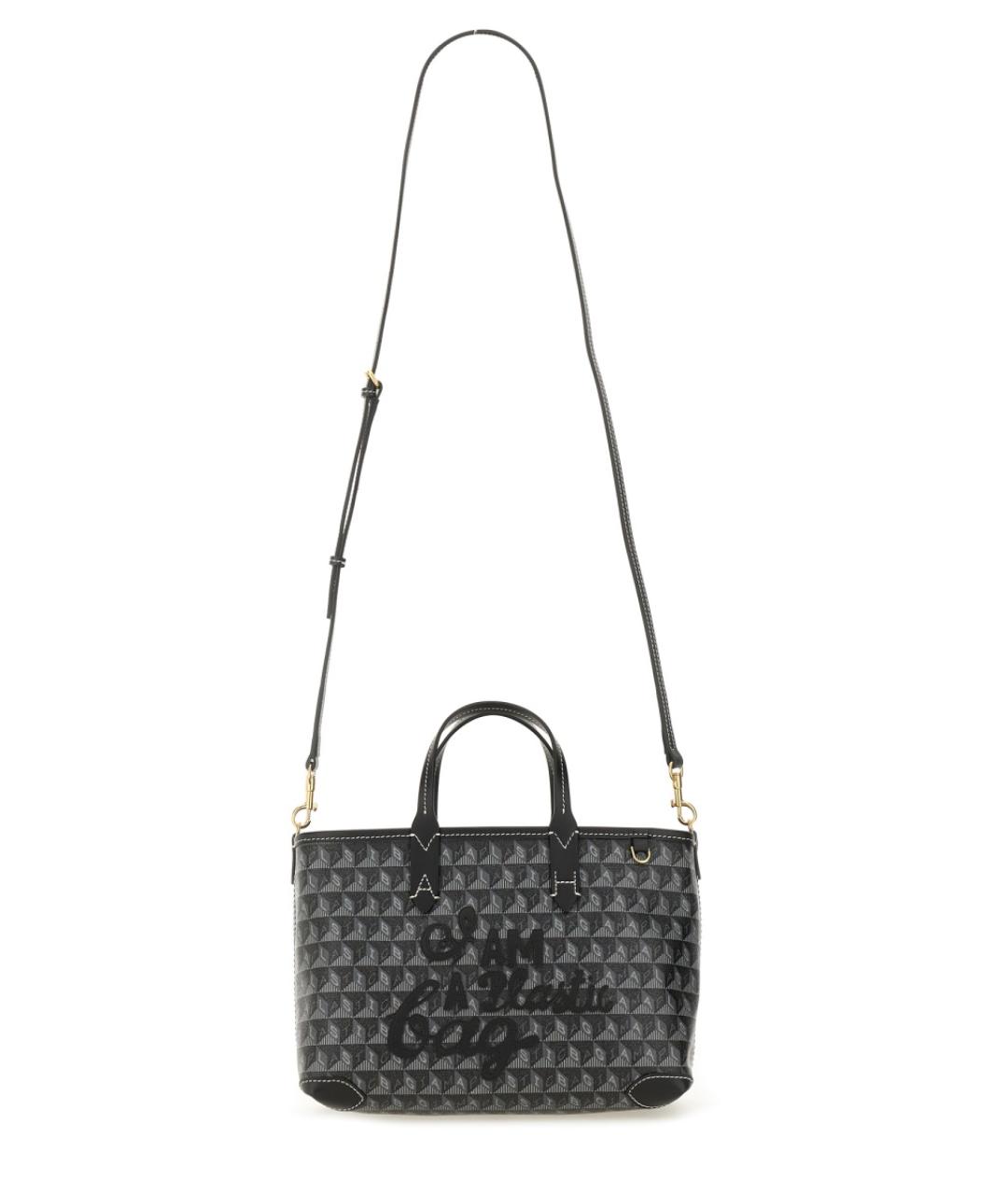 ANYA HINDMARCH Черная сумка тоут, фото 3