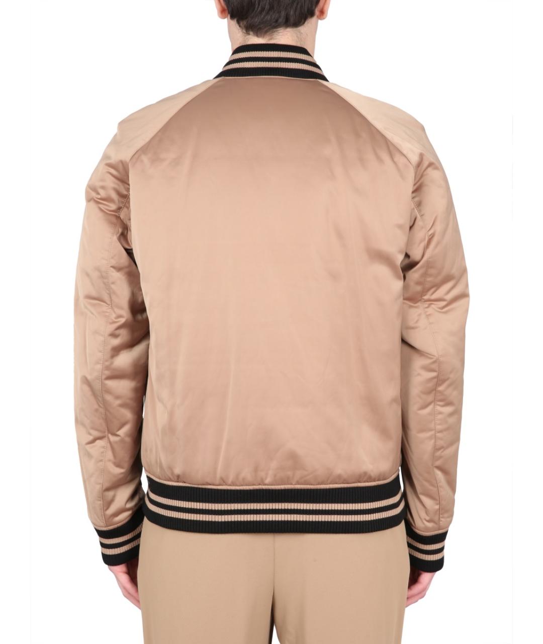 HUGO BOSS Коричневая полиэстеровая куртка, фото 3