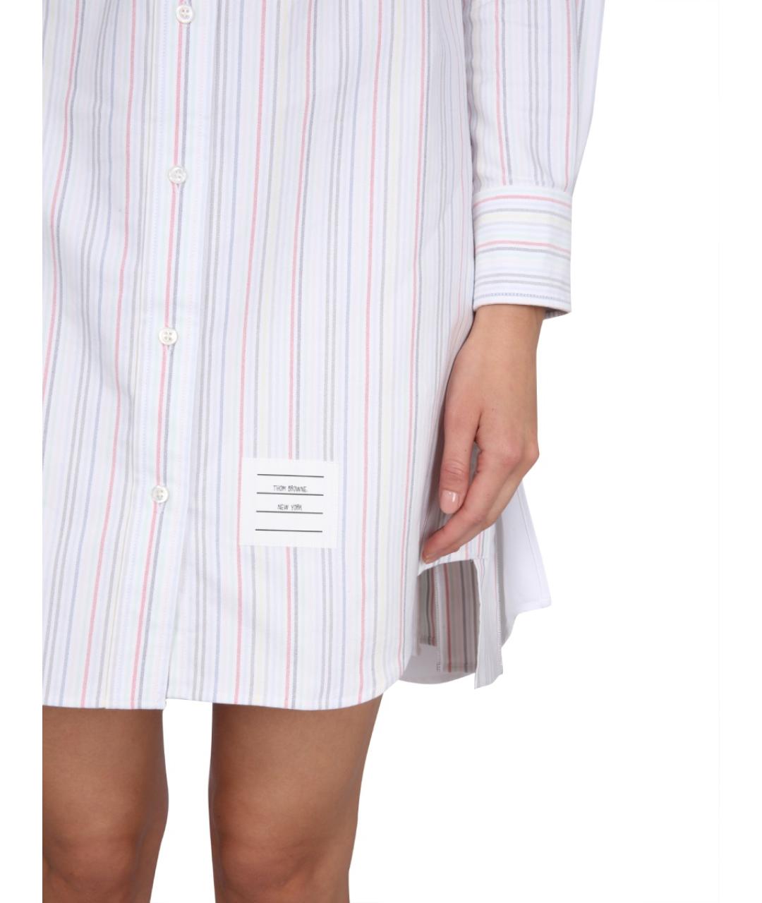 THOM BROWNE Мульти хлопковое повседневное платье, фото 5