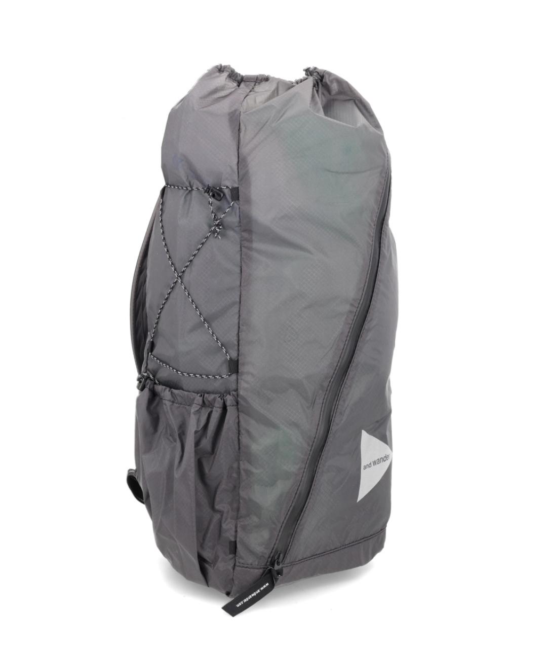 AND WANDER Серый синтетический рюкзак, фото 3