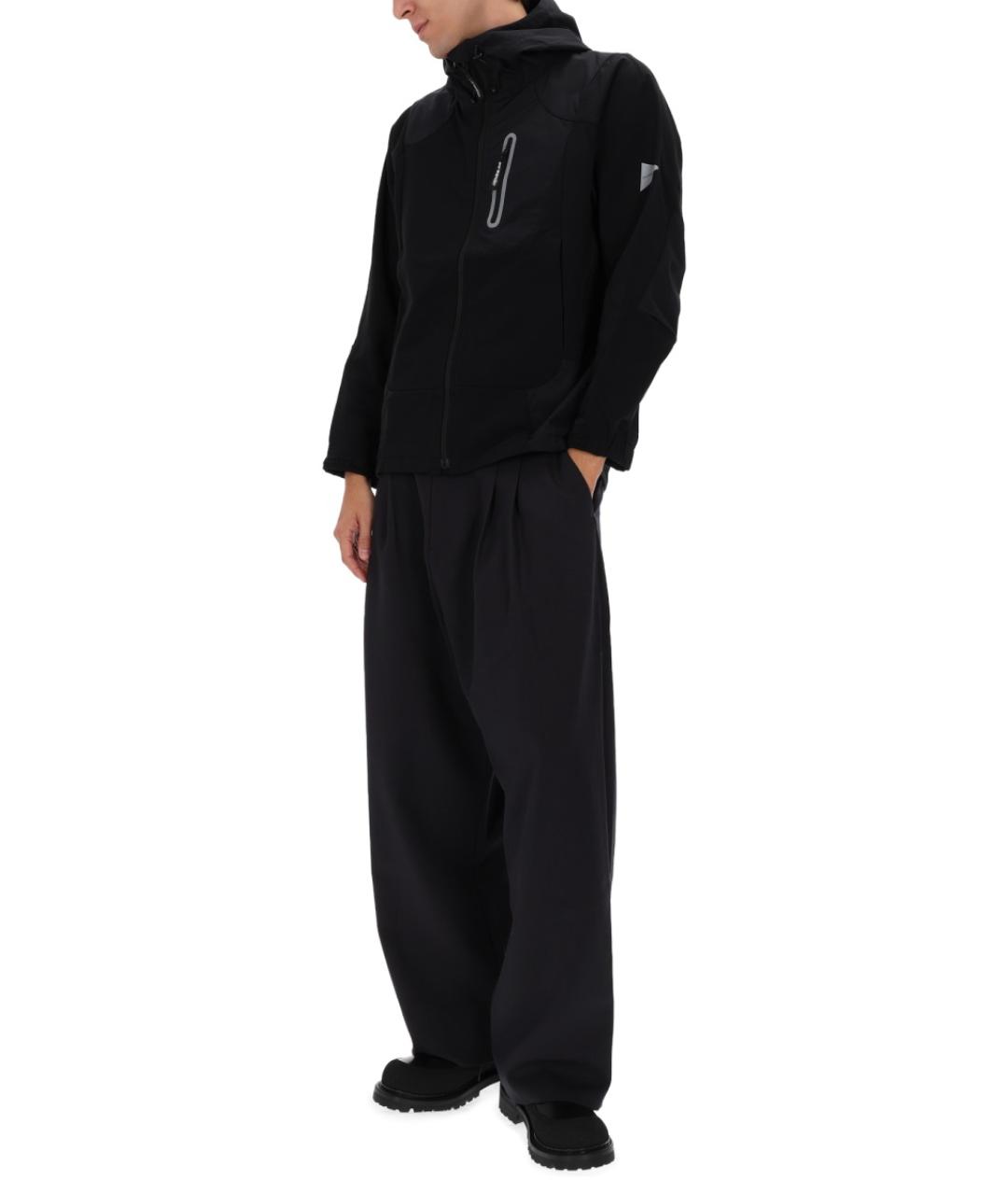 AND WANDER Черная полиамидовая куртка, фото 3