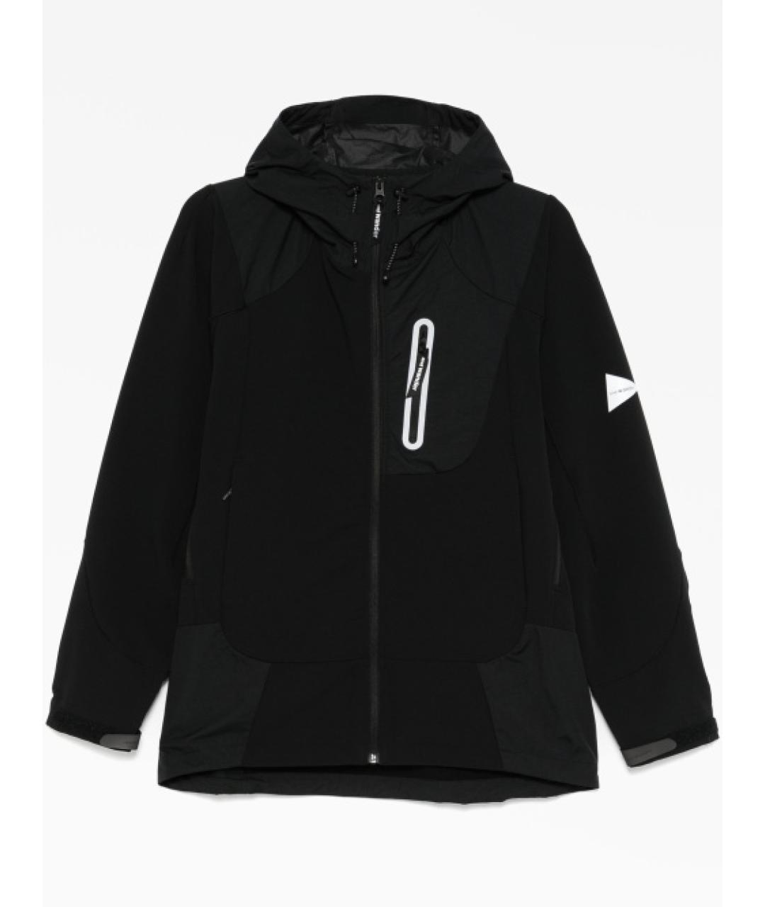 AND WANDER Черная полиамидовая куртка, фото 5