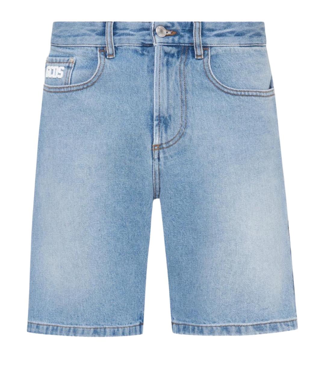 GCDS Голубые хлопковые шорты, фото 1