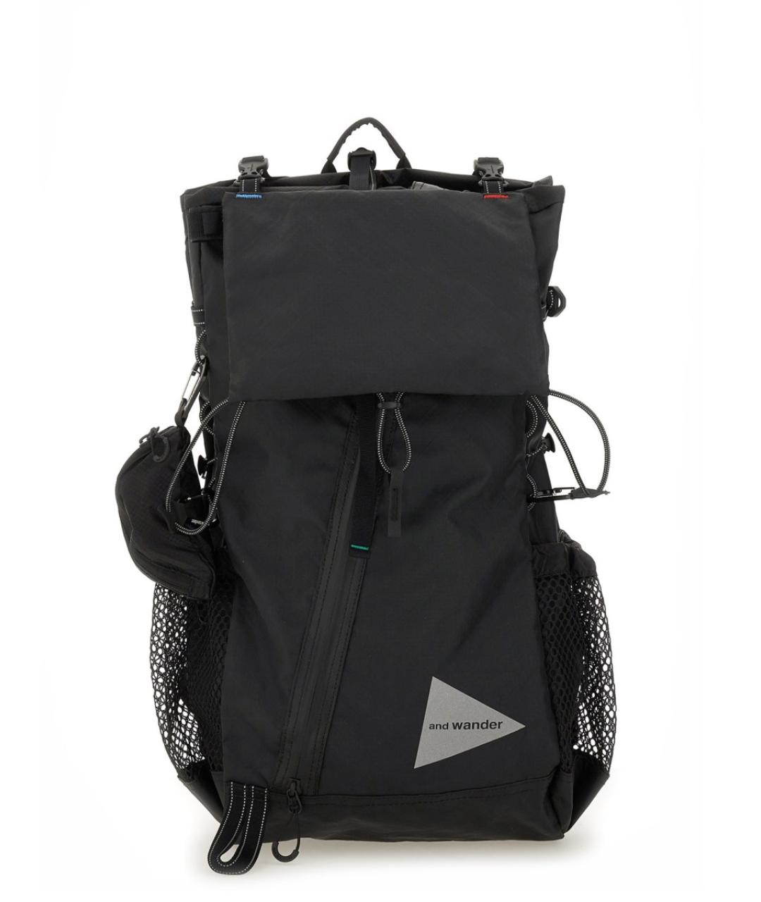 AND WANDER Черный синтетический рюкзак, фото 1