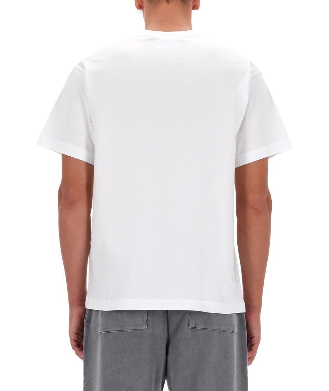 VERSACE JEANS COUTURE Белая хлопковая футболка, фото 4