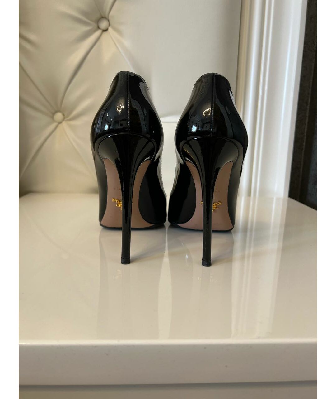 PRADA Черные туфли из лакированной кожи, фото 4