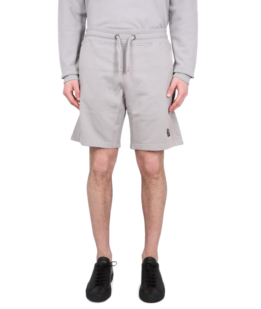 PARAJUMPERS Серые хлопковые шорты, фото 5