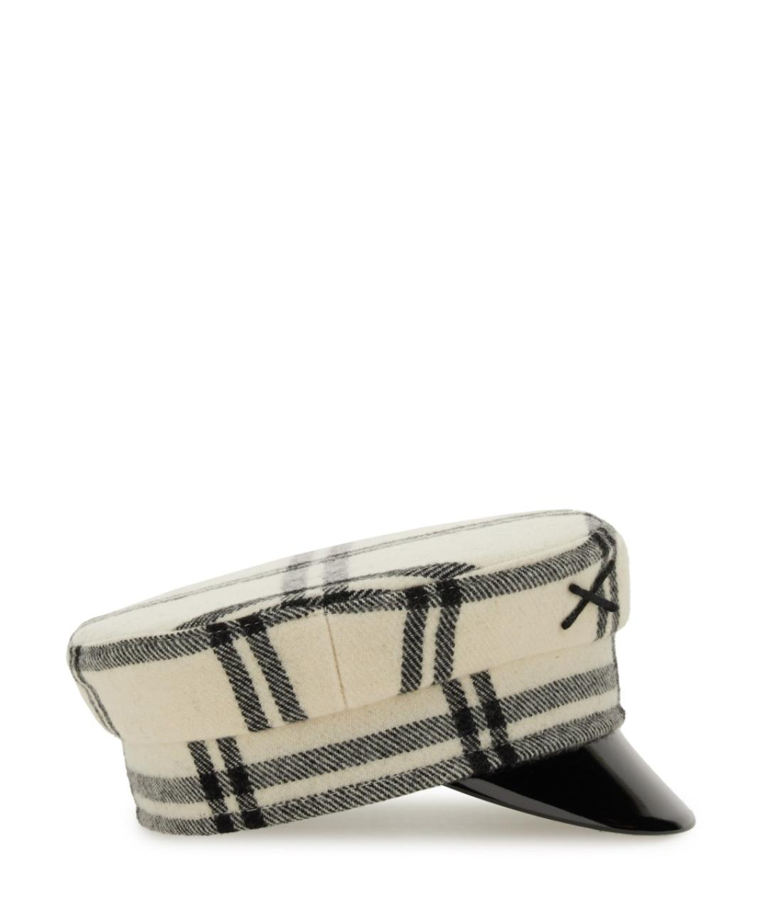 RUSLAN BAGINSKIY Белая шерстяная кепка, фото 3