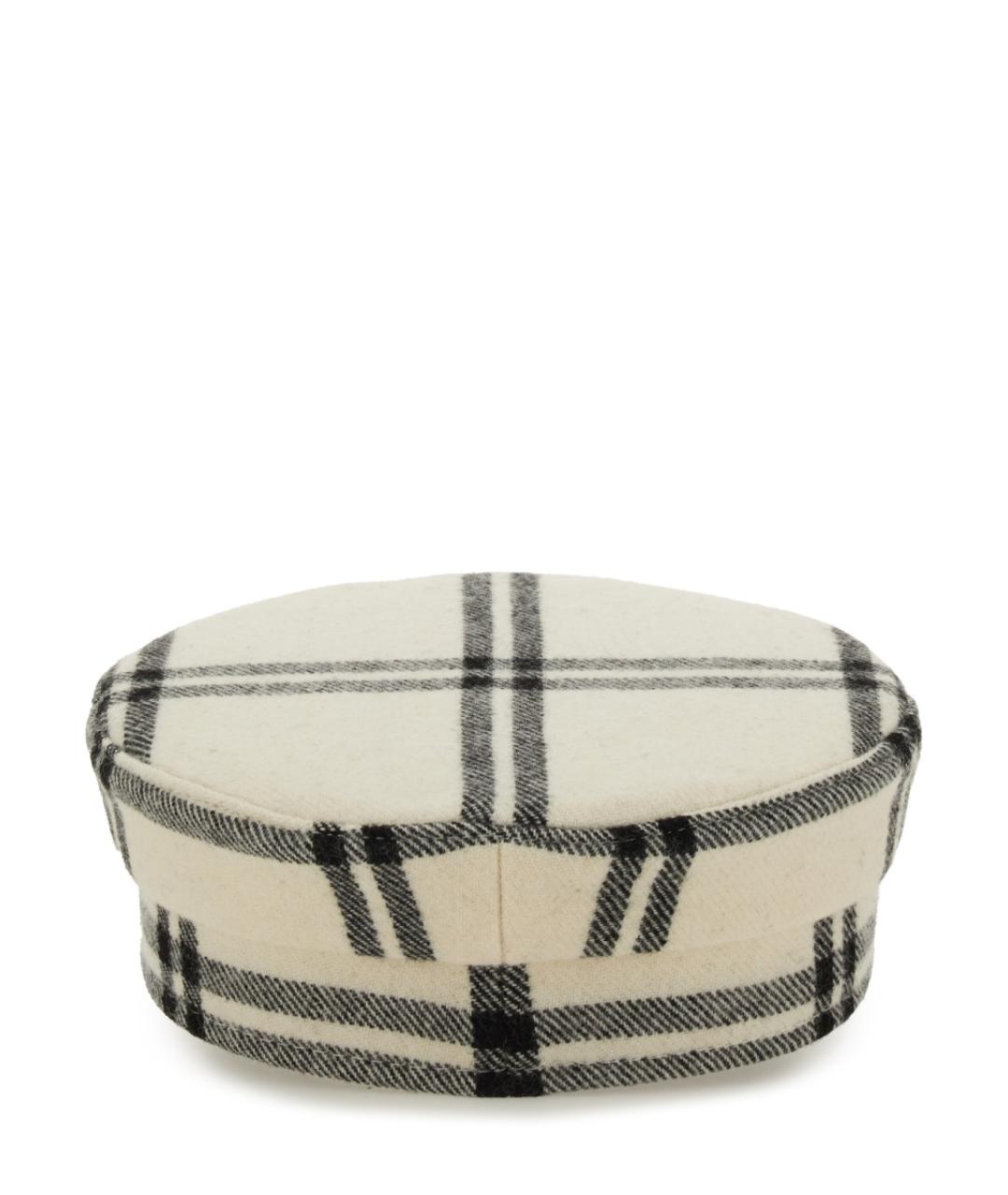 RUSLAN BAGINSKIY Белая шерстяная кепка, фото 2