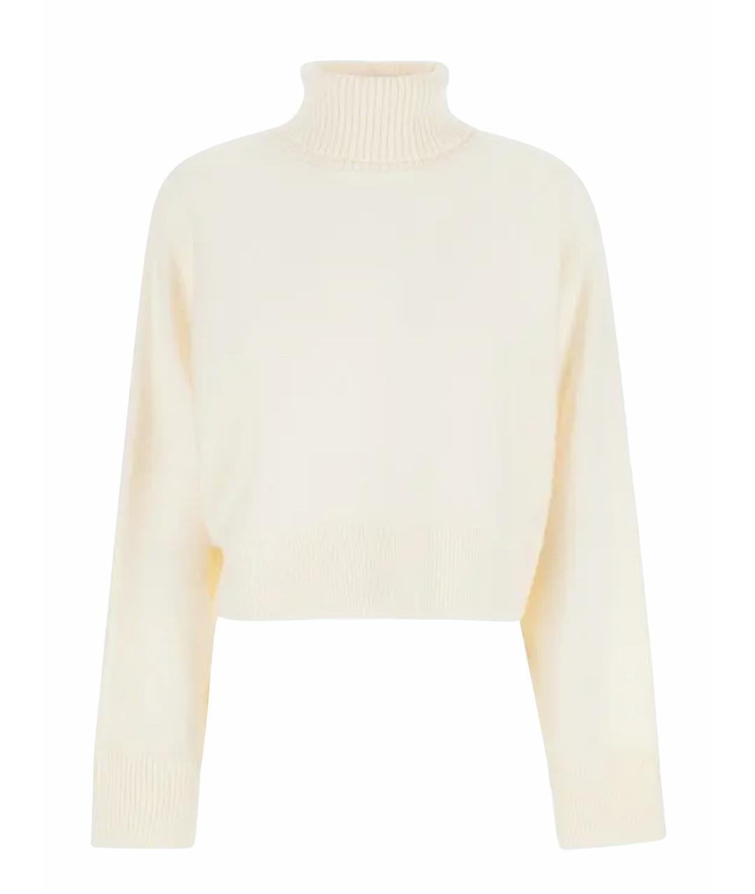 MICHAEL KORS Белый шерстяной джемпер / свитер, фото 1