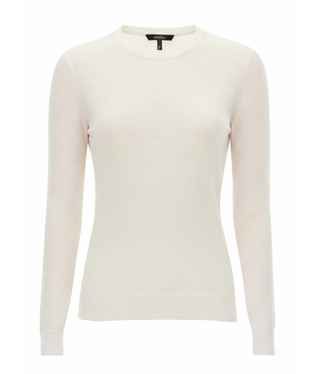 THEORY Белый шерстяной джемпер / свитер, фото 1