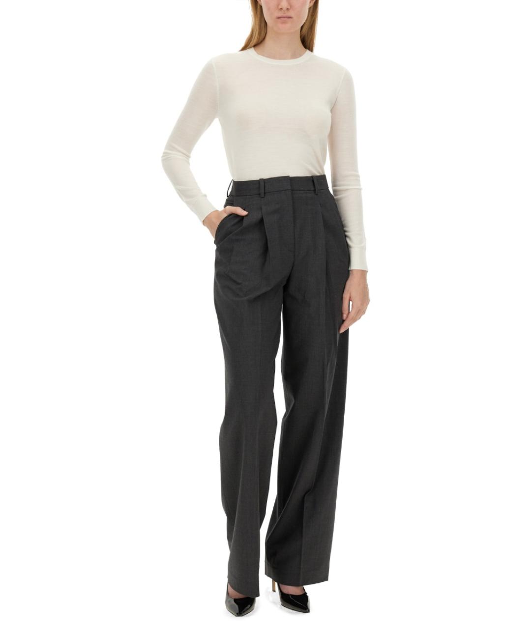 THEORY Белый шерстяной джемпер / свитер, фото 2