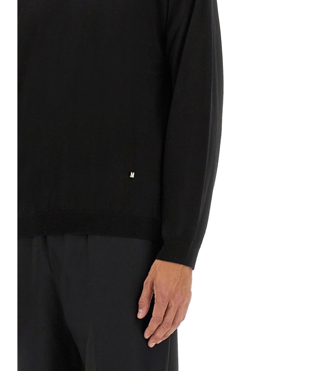 MOSCHINO Черный шерстяной джемпер / свитер, фото 4