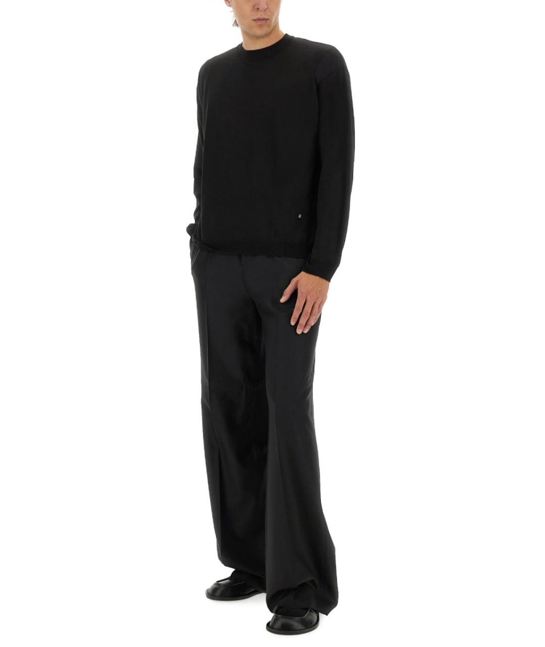 MOSCHINO Черный шерстяной джемпер / свитер, фото 2