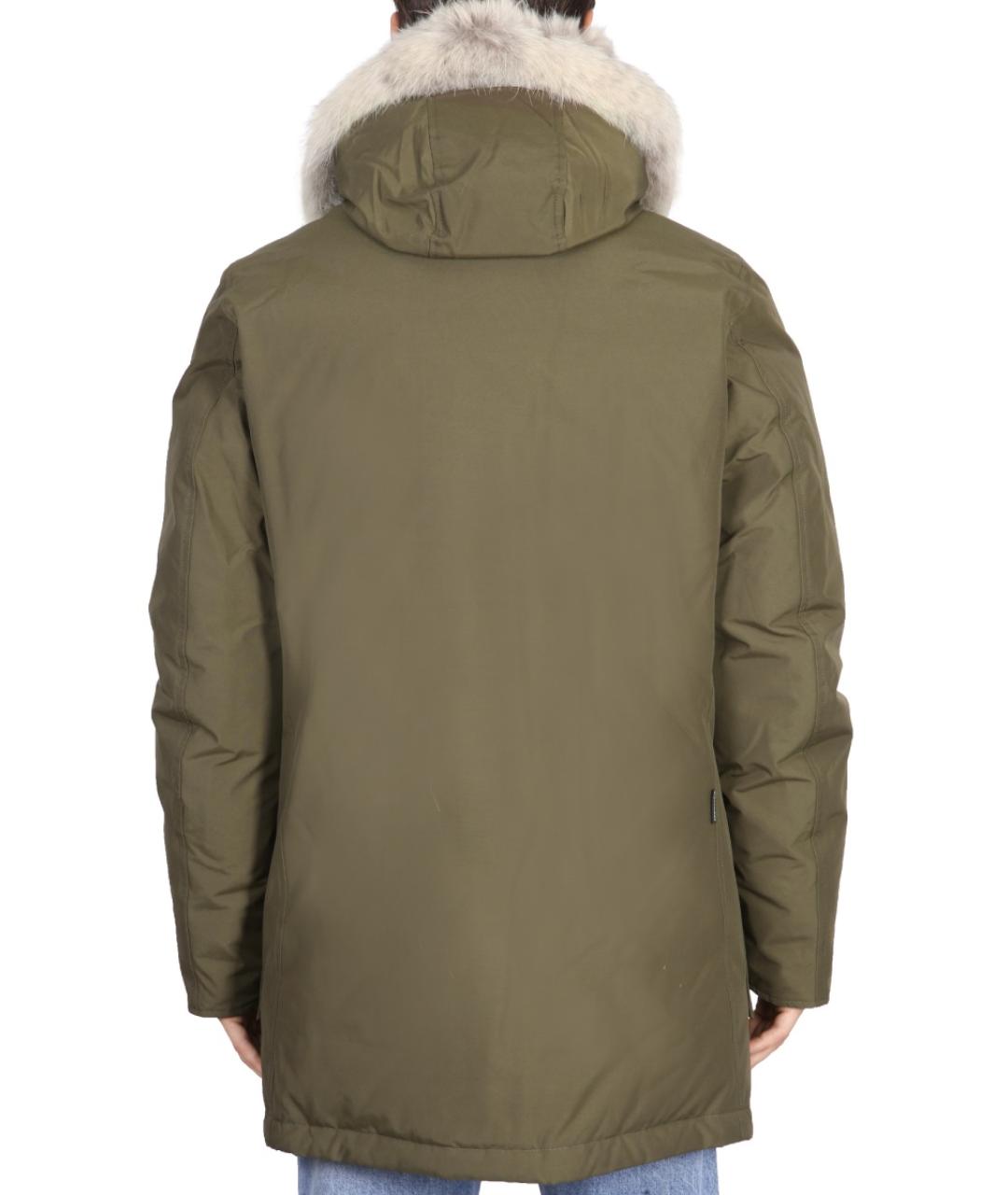 WOOLRICH Зеленая хлопковая парка, фото 3