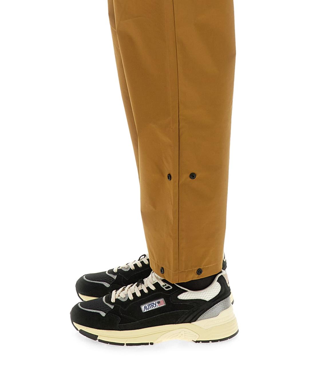 AUTRY Коричневые полиамидовые повседневные брюки, фото 5