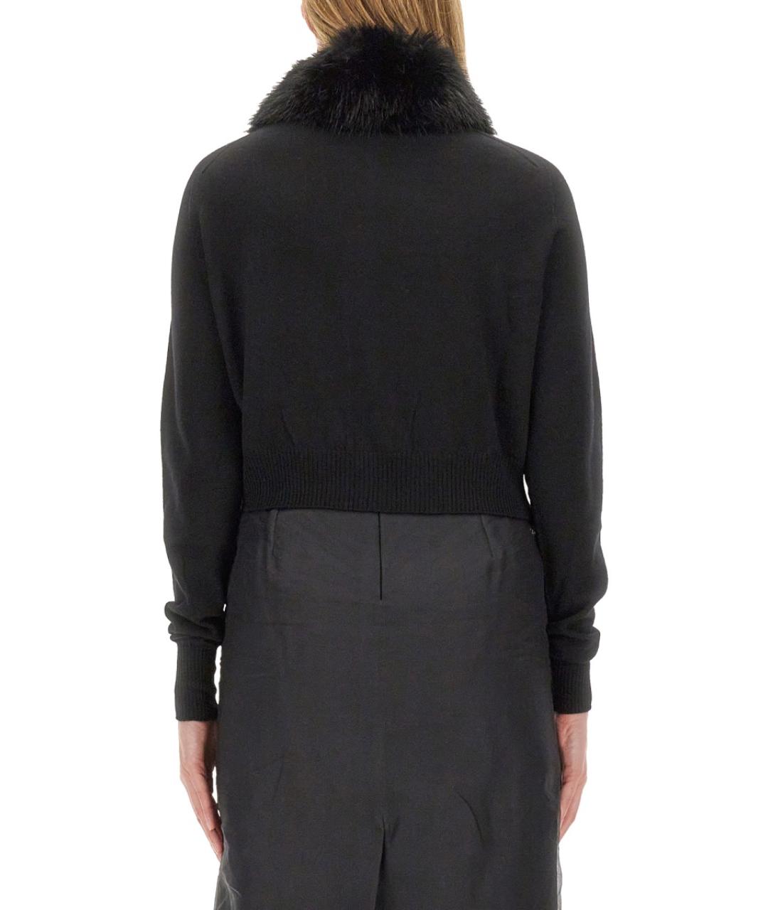 SPORTMAX Черный шерстяной кардиган, фото 4