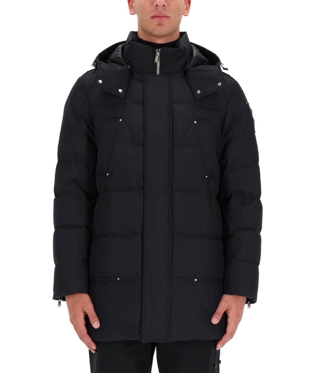 MOOSE KNUCKLES Черный полиэстеровый пуховик, фото 5