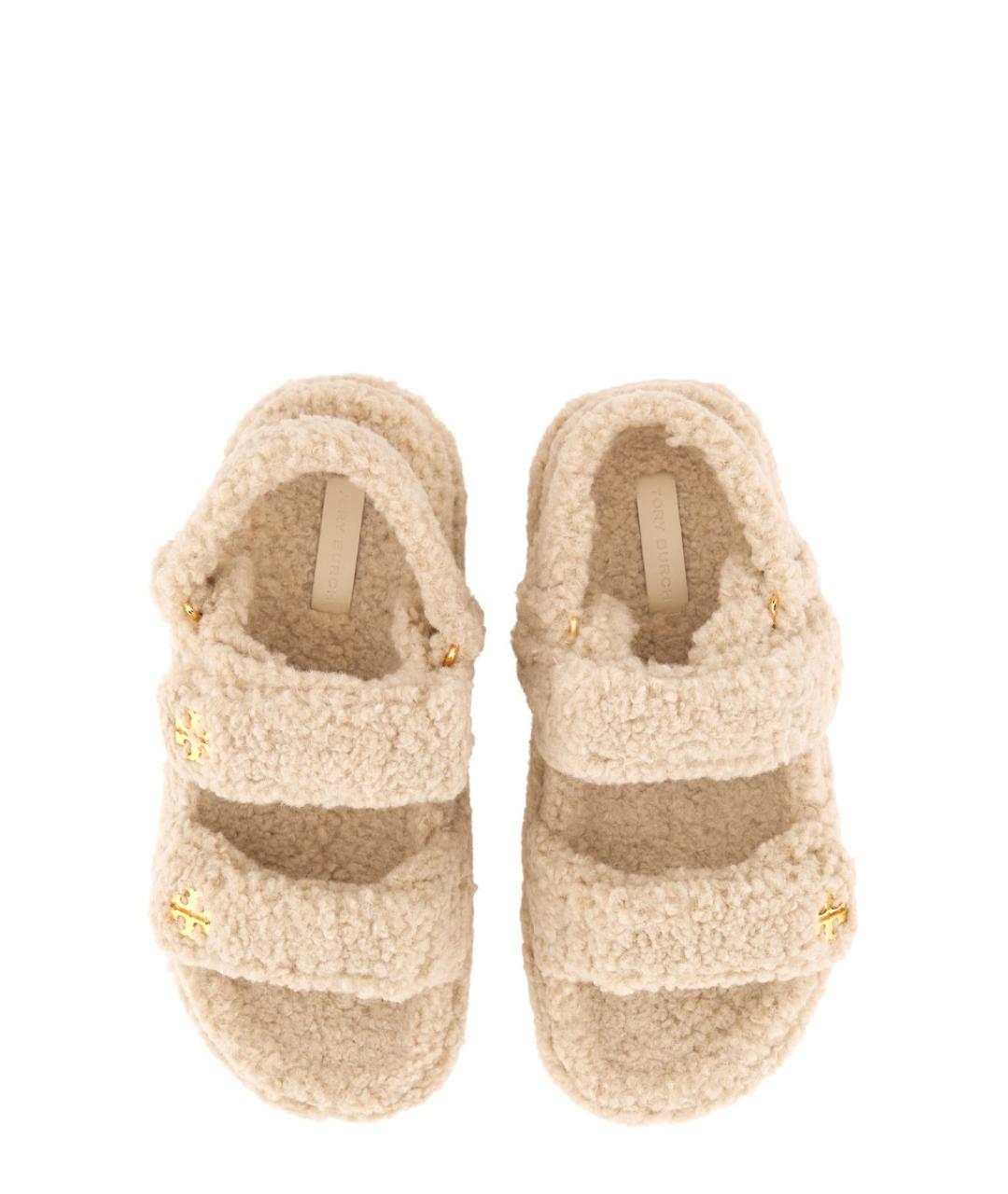 TORY BURCH Бежевые сандалии, фото 5