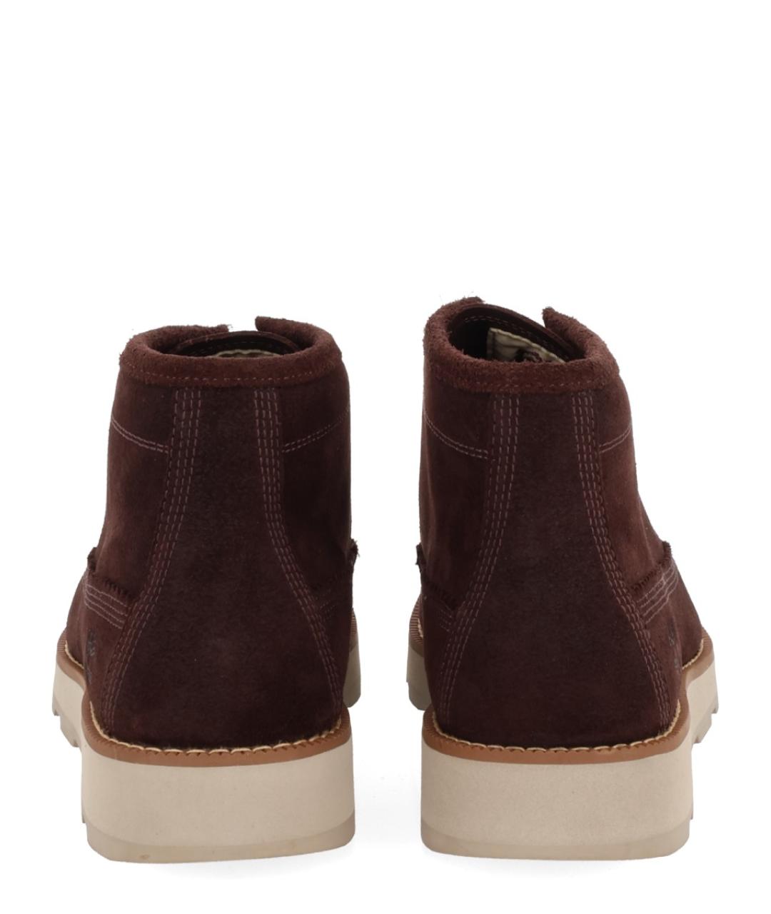 TIMBERLAND Коричневые замшевые высокие ботинки, фото 4