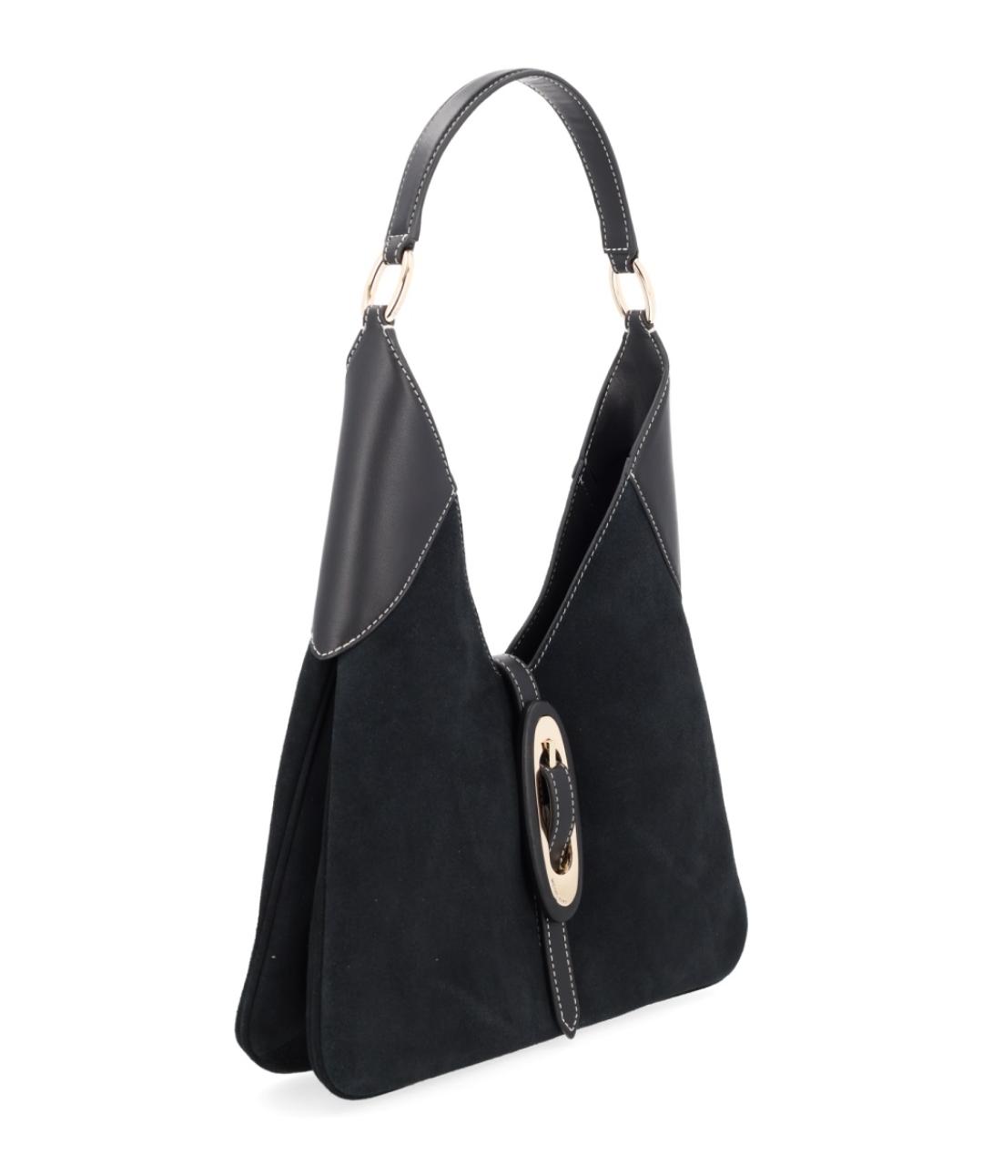 MICHAEL KORS Черная кожаная сумка через плечо, фото 3