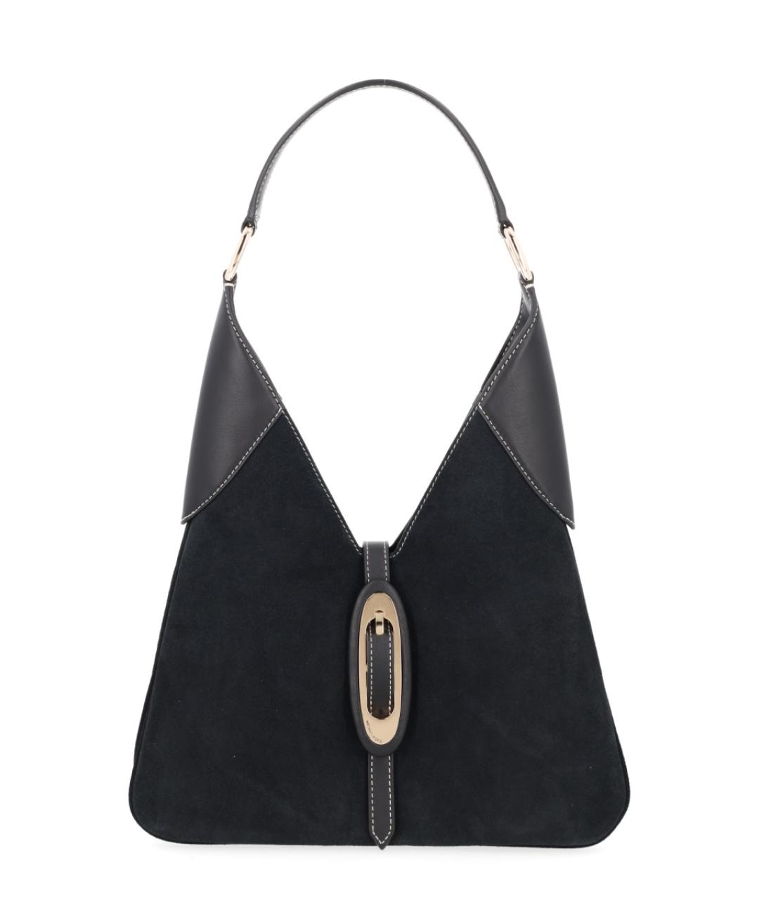 MICHAEL KORS Черная кожаная сумка через плечо, фото 1