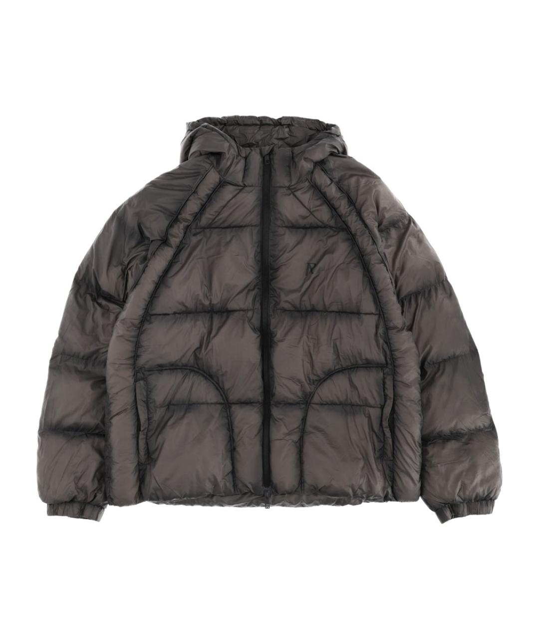 REPRESENT Черный полиамидовый пуховик, фото 1