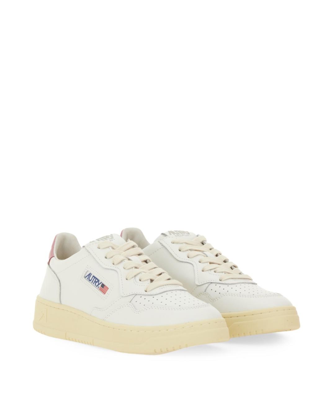 AUTRY Белые кожаные кеды, фото 2