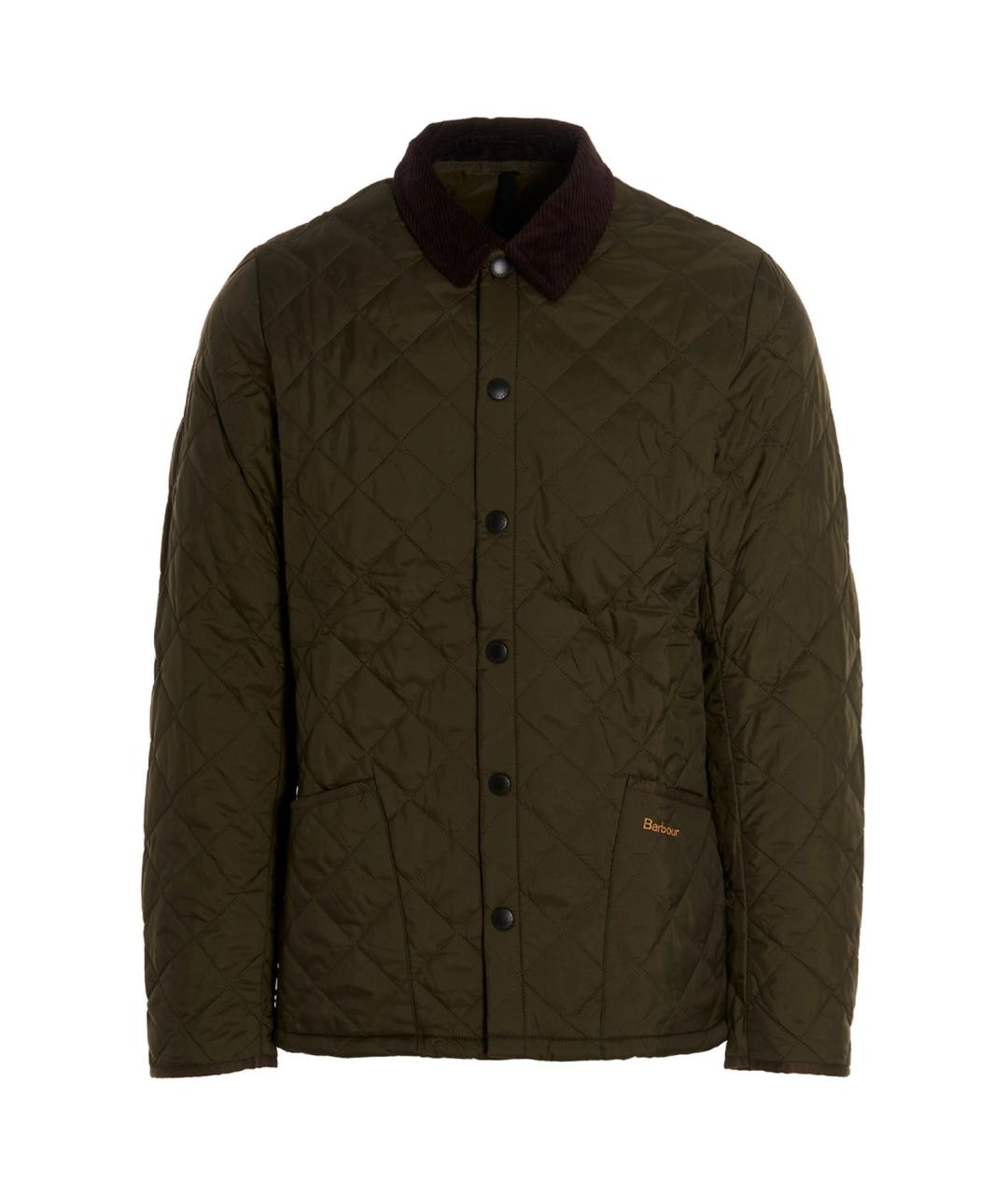BARBOUR Зеленая полиамидовая куртка, фото 1
