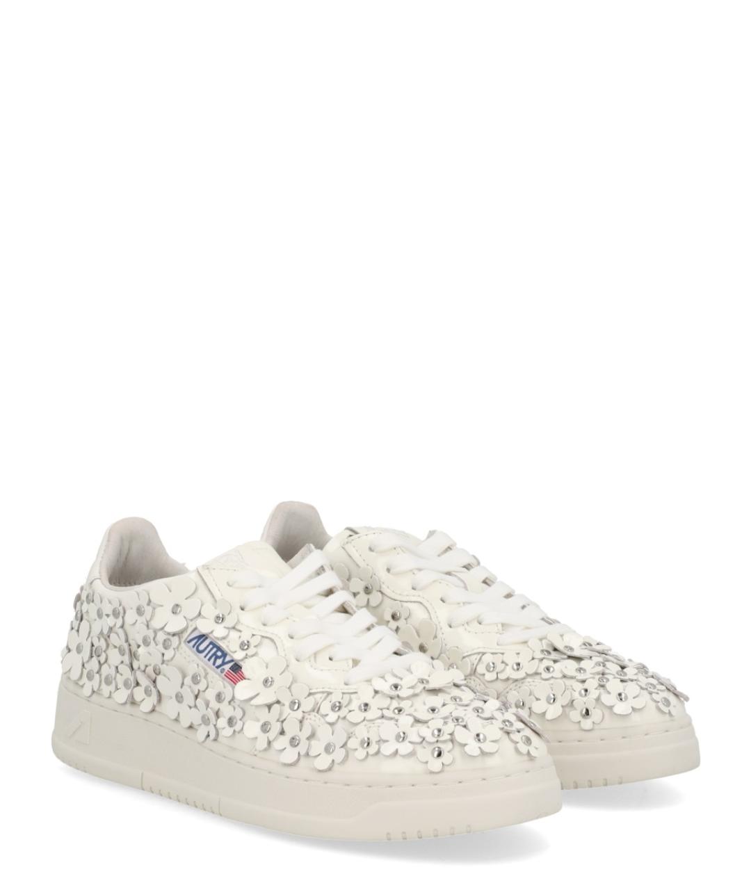 AUTRY Белые кожаные кроссовки, фото 2