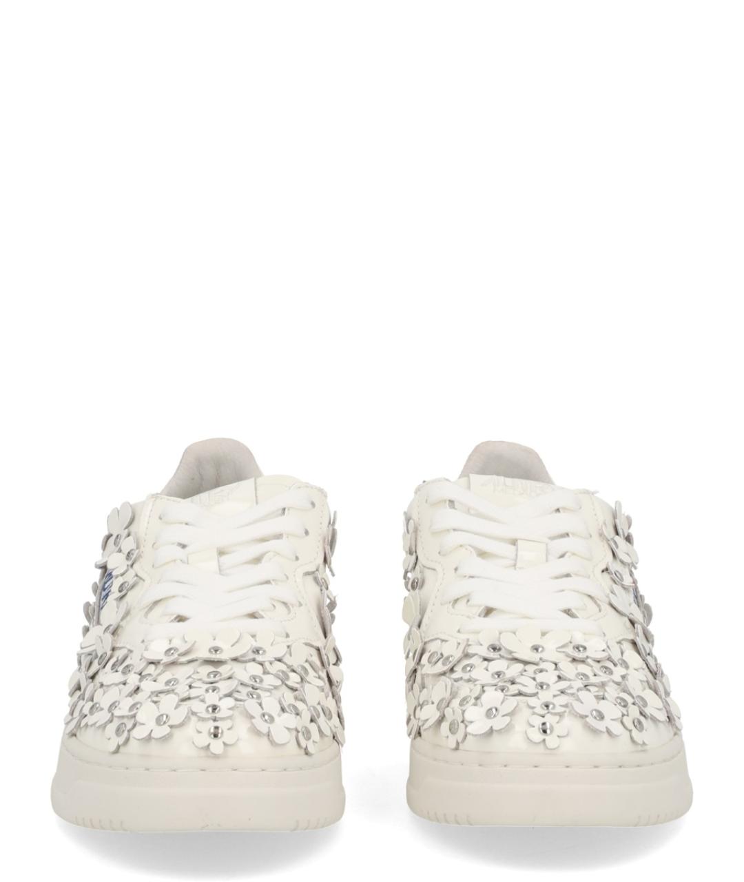 AUTRY Белые кожаные кроссовки, фото 3