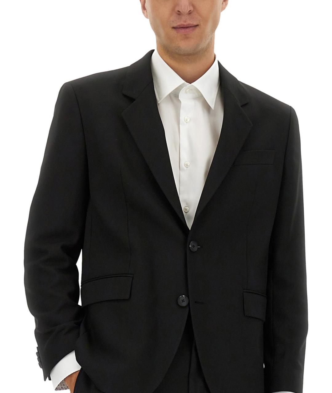 HUGO Черный классический костюм, фото 4