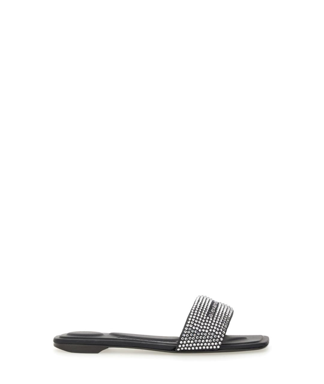 ALEXANDER WANG Черные синтетические шлепанцы, фото 1