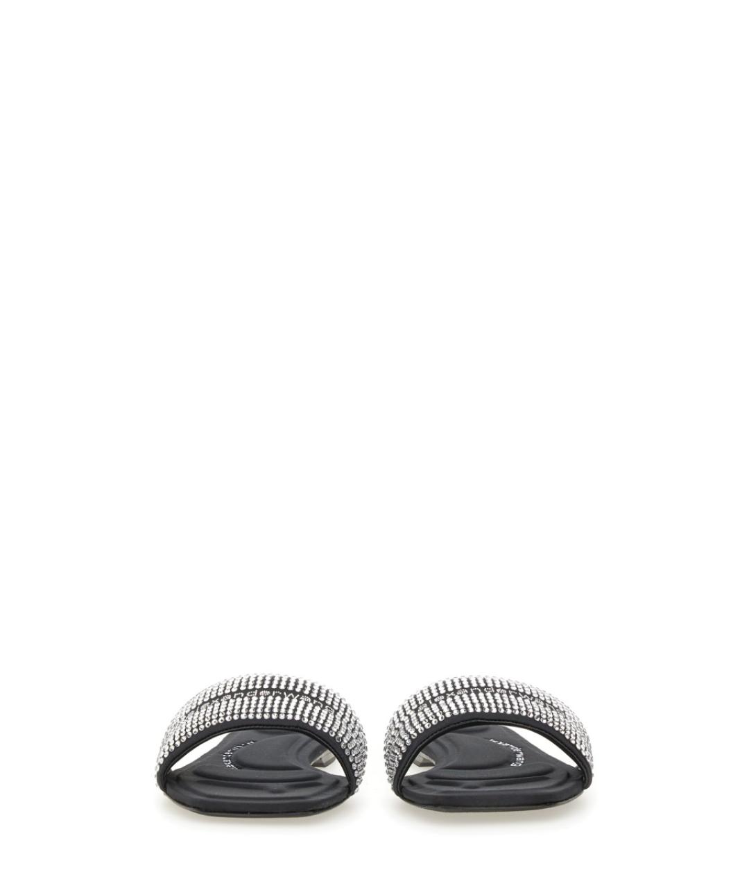 ALEXANDER WANG Черные синтетические шлепанцы, фото 5