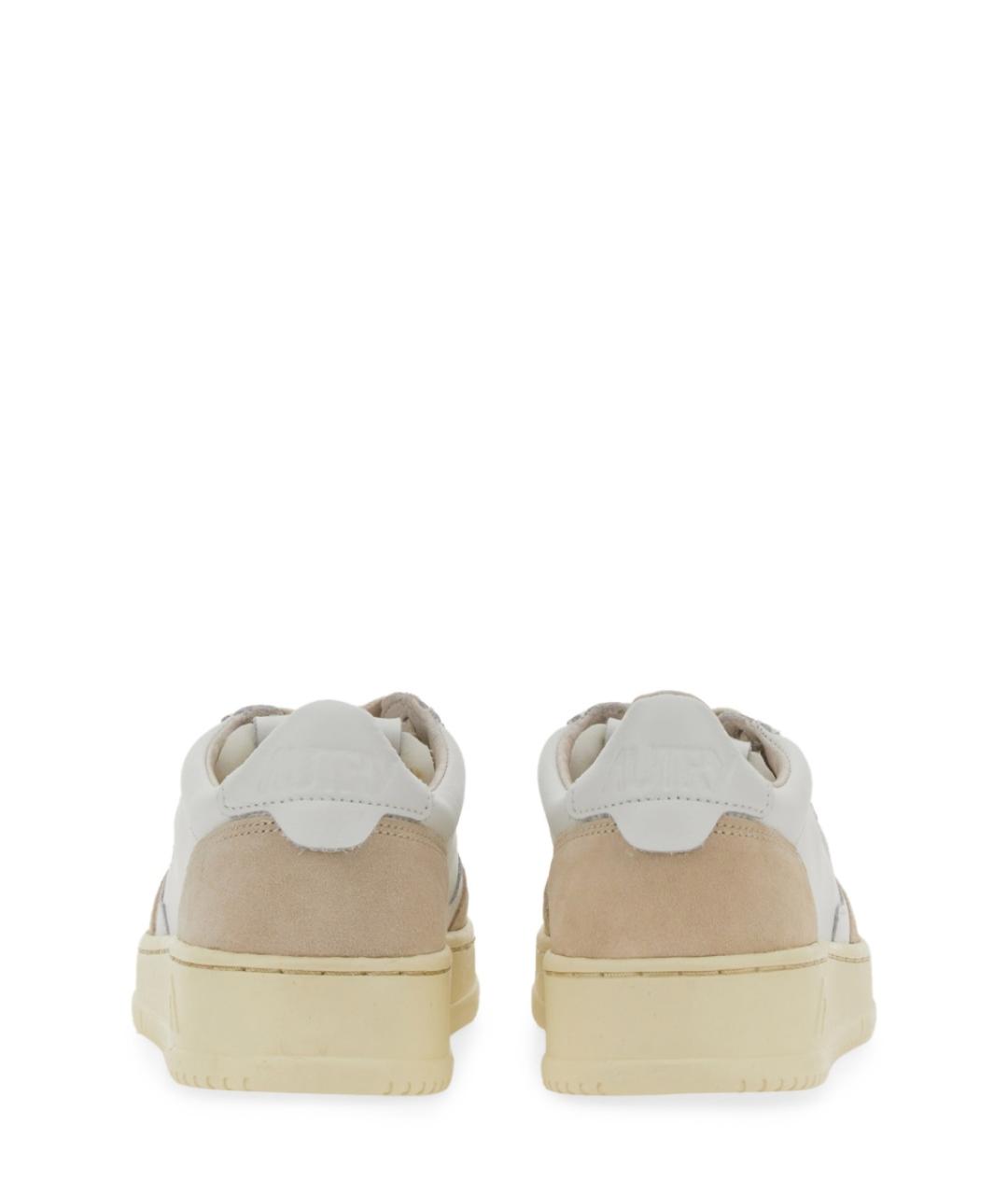 AUTRY Белые кожаные кроссовки, фото 3